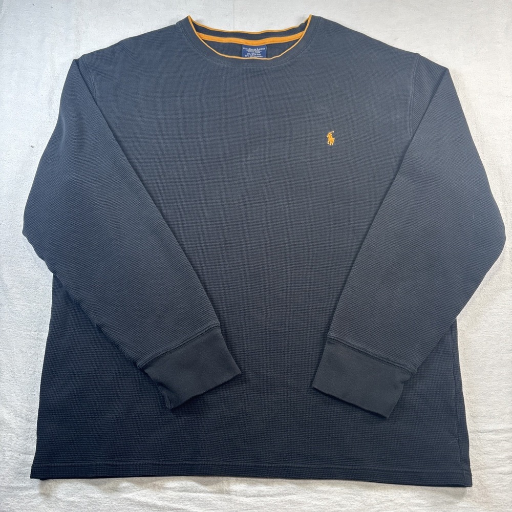 Polo Ralph Lauren Men's Long Sleeve Waffle Knit Shirt XXL